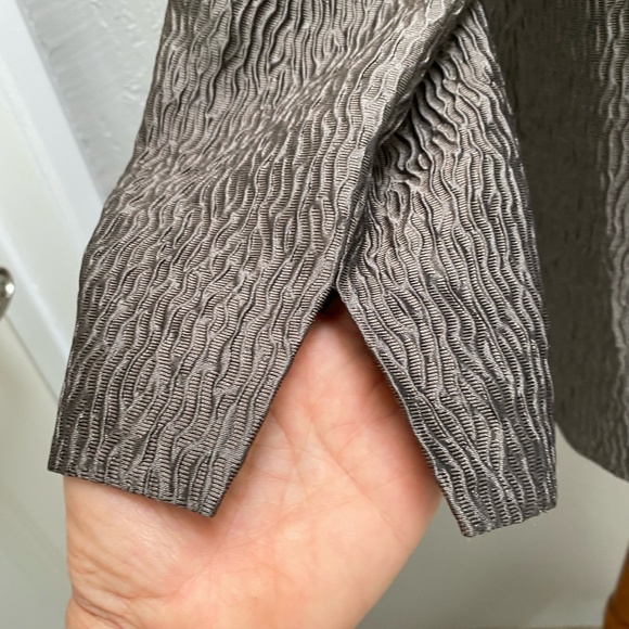 Eileen Fisher Kimono Jacket 3/4 Sleeves Silk Squiggle Branch Small NWT - Picture 6 of 15